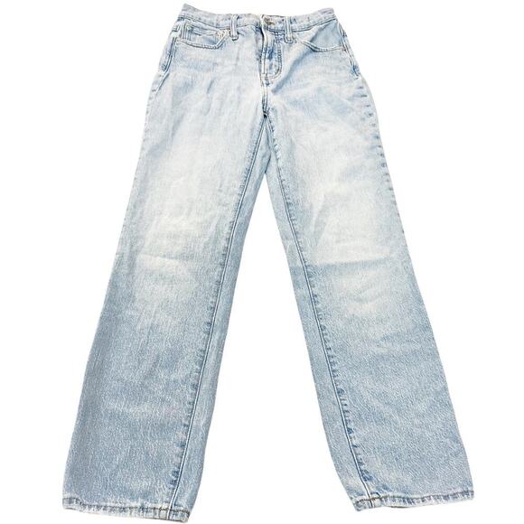 Madewell The Perfect Vintage Jean Light Wash Denim Zip Fly Size 25 - Picture 2 of 9